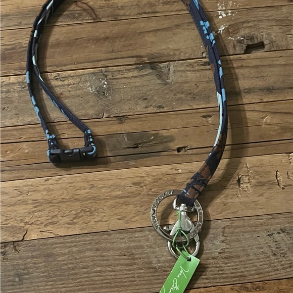 Vera Bradley lanyard Blue and Brown NWT - Picture 3 of 7